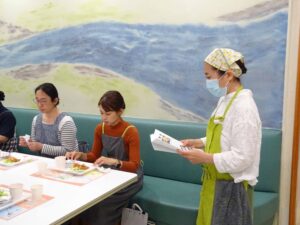 介護スタッフの試食